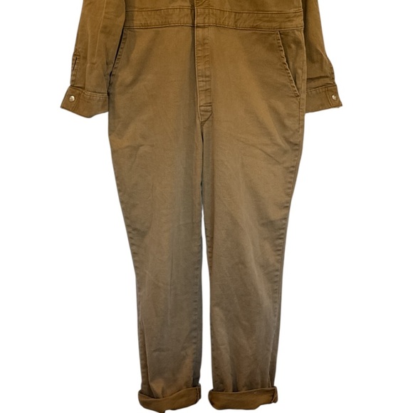 Lee Legendary Union-All One-Piece Brown Cotton Denim Utility Coverall Size XL - Picture 4 of 15